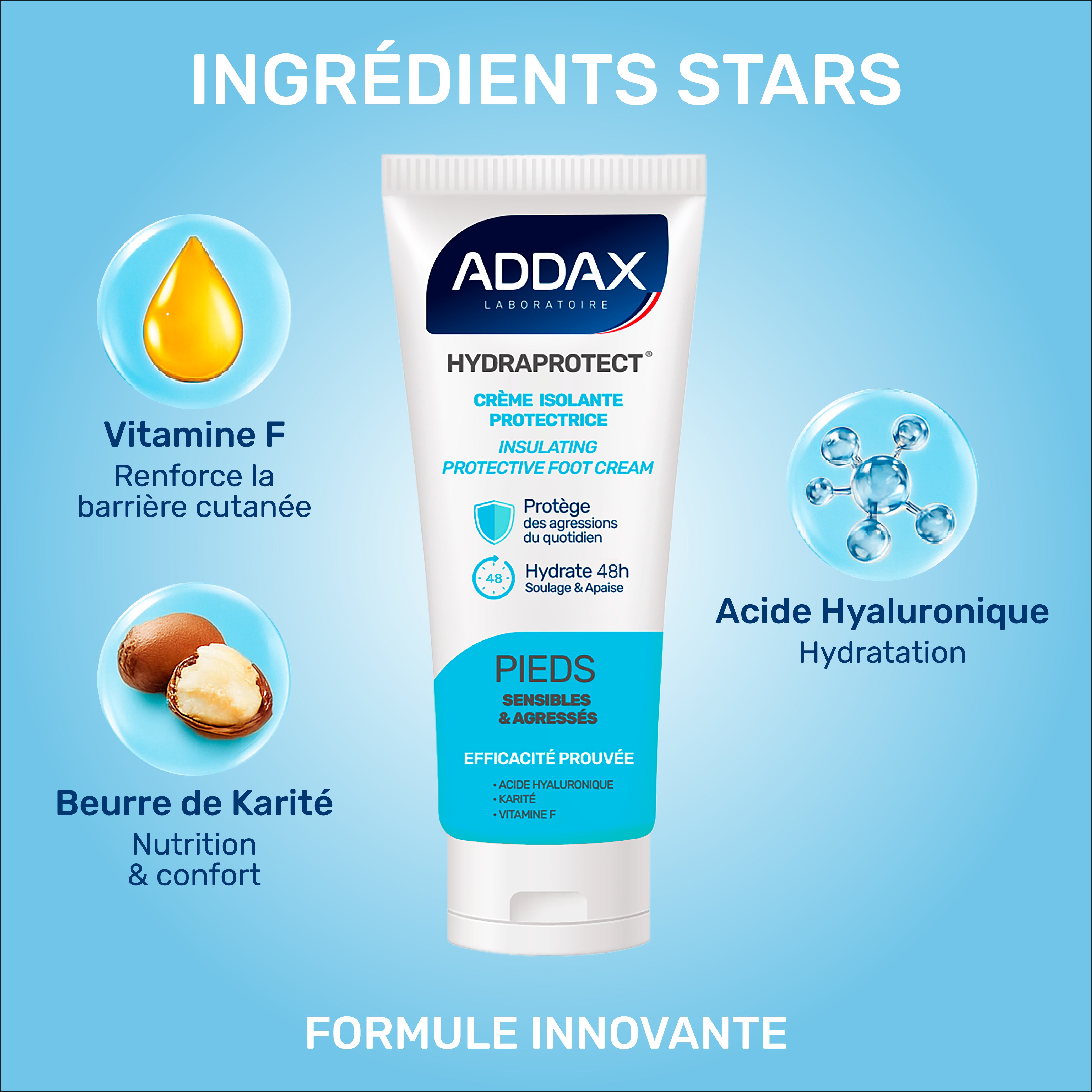 HYDRAPROTECT® - Crème pieds isolante protectrice