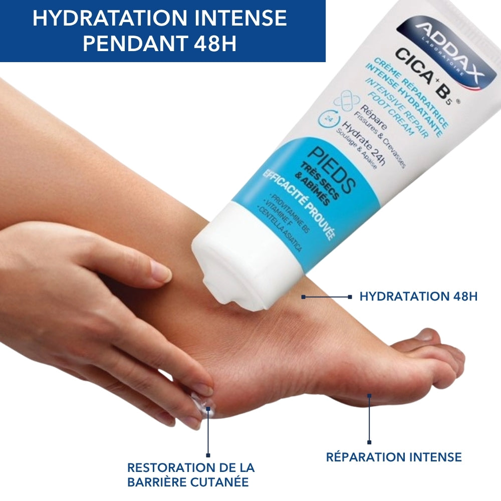 CICA + B5® - Crème pieds réparatrice intense hydratante 48h