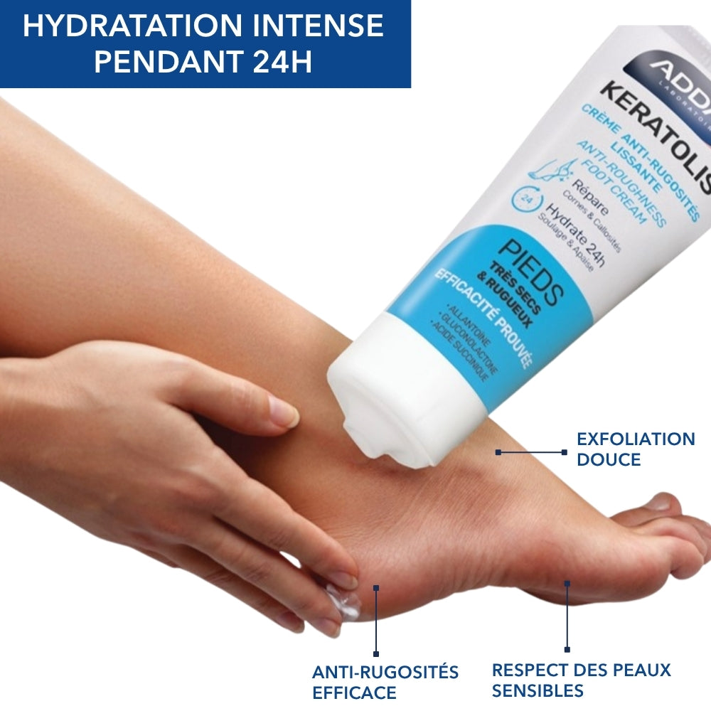 KERATOLIS® - Crème pieds anti-rugosités lissante