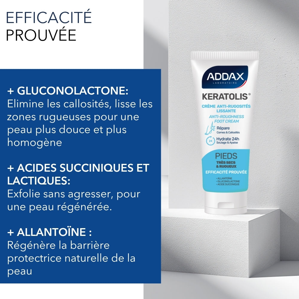 KERATOLIS® - Crème pieds anti-rugosités lissante