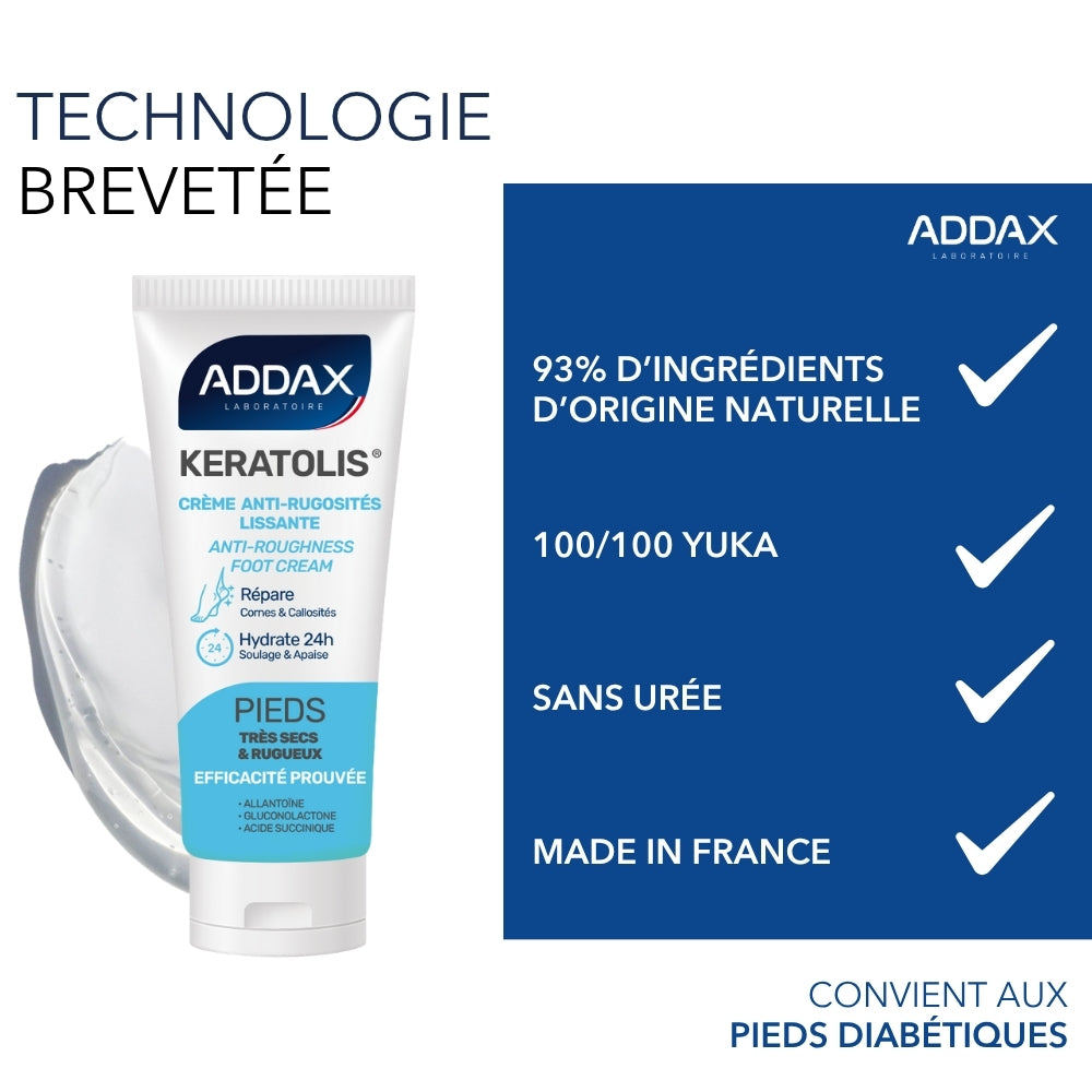 KERATOLIS® - Crème pieds anti-rugosités lissante