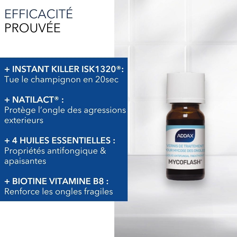 MYCOFLASH® - Vernis de traitement pour mycoses des ongles